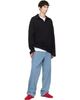 Dries Van Noten Dries Van Noten Black Cotton Polo - 4