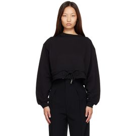 Dries Van Noten Dries Van Noten Black Cropped Sweatshirt