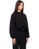 Dries Van Noten Dries Van Noten Black Cropped Sweatshirt - 2