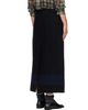 Dries Van Noten Dries Van Noten Black Embroidered Wool Maxi Skirt - 3
