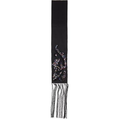 Dries Van Noten Dries Van Noten Black Fania Scarf