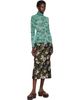 Dries Van Noten Dries Van Noten Black Floral Maxi Skirt - 4