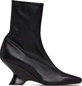 Dries Van Noten Dries Van Noten Black Heeled Ankle Boots