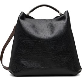 Dries Van Noten Dries Van Noten Black Leather Sling Bag