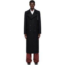Dries Van Noten Dries Van Noten Black Long Wool Coat