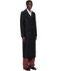 Dries Van Noten Dries Van Noten Black Long Wool Coat - 2