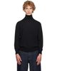 Dries Van Noten Dries Van Noten Black Merino Wool Turtleneck - 1