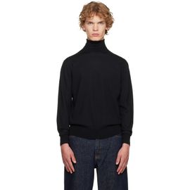 Dries Van Noten Dries Van Noten Black Merino Wool Turtleneck