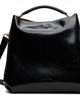 Dries Van Noten Dries Van Noten Black Polished Leather Messenger Bag - 1