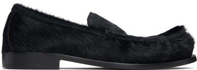 Dries Van Noten Dries Van Noten Black Ponyhair Loafers
