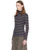 Dries Van Noten Dries Van Noten Black Ribbed Cotton Turtleneck - 4