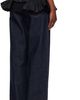 Dries Van Noten Dries Van Noten Black Ruffled Cotton Waist Belt - 3