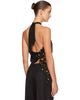 Dries Van Noten Dries Van Noten Black Sequinned Wrap Halter Blouse - 3