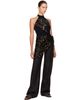 Dries Van Noten Dries Van Noten Black Sequinned Wrap Halter Blouse - 4