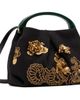Dries Van Noten Dries Van Noten Black Small Embroidered Fold Bag - 3