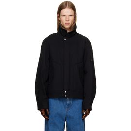 Dries Van Noten Dries Van Noten Black Stand Collar Jacket