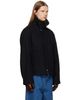 Dries Van Noten Dries Van Noten Black Stand Collar Jacket - 2