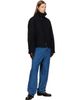 Dries Van Noten Dries Van Noten Black Stand Collar Jacket - 4