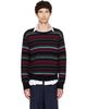 Dries Van Noten Dries Van Noten Black Striped Sweater - 1