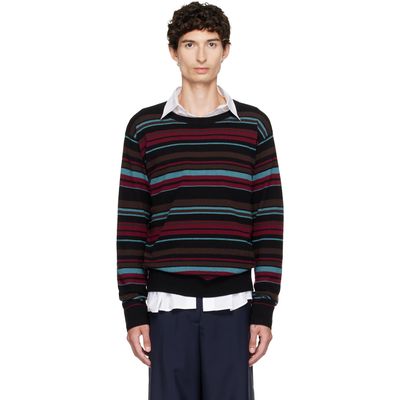 Dries Van Noten Dries Van Noten Black Striped Sweater