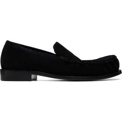 Dries Van Noten Dries Van Noten Black Suede Loafers
