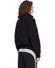 Dries Van Noten Dries Van Noten Black Textured Wool Cardigan - 3