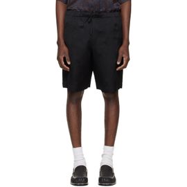 Dries Van Noten Dries Van Noten Black Viscose Shorts