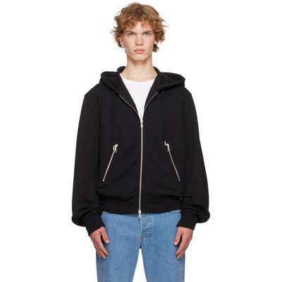 Dries Van Noten Dries Van Noten Black Zip Hoodie