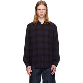Dries Van Noten Dries Van Noten Blue & Brown Classic Viscose Shirt