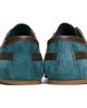 Dries Van Noten Dries Van Noten Blue & Brown Suede Sneakers - 2