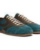 Dries Van Noten Dries Van Noten Blue & Brown Suede Sneakers - 4