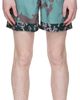 Dries Van Noten Dries Van Noten Blue & Green Printed Swim Shorts - 1