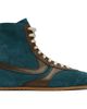 Dries Van Noten Dries Van Noten Blue & Khaki Suede Sneakers - 1