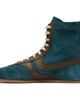 Dries Van Noten Dries Van Noten Blue & Khaki Suede Sneakers - 3