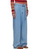 Dries Van Noten Dries Van Noten Blue Belted Pleat Jeans - 2