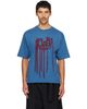 Dries Van Noten Dries Van Noten Blue Embroidered T-shirt - 1