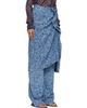 Dries Van Noten Dries Van Noten Blue Floral Denim Midi Skirt - 2