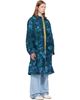 Dries Van Noten Dries Van Noten Blue Floral Jacquard Coat - 2