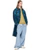 Dries Van Noten Dries Van Noten Blue Floral Jacquard Coat - 4