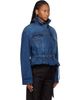Dries Van Noten Dries Van Noten Blue High Collar Denim Jacket - 2