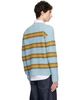 Dries Van Noten Dries Van Noten Blue Jacquard Wool Sweater - 3