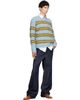 Dries Van Noten Dries Van Noten Blue Jacquard Wool Sweater - 4