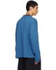 Dries Van Noten Dries Van Noten Blue Long Sleeve Cotton T-shirt - 3