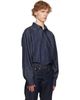 Dries Van Noten Dries Van Noten Blue Loose Denim Shirt - 2