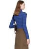 Dries Van Noten Dries Van Noten Blue Ribbed Cotton Turtleneck - 3