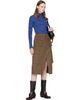 Dries Van Noten Dries Van Noten Blue Ribbed Cotton Turtleneck - 5