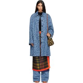 Dries Van Noten Dries Van Noten Blue Rondero Denim Coat