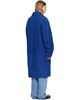 Dries Van Noten Dries Van Noten Blue Single-Breasted Wool Coat - 3