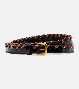Dries Van Noten Dries Van Noten Braided leather belt