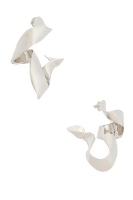 Dries Van Noten Dries Van Noten Brass Palladium Plated Earrings